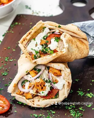 PIADINA Carne verdure e Salse [ GRANDE ]