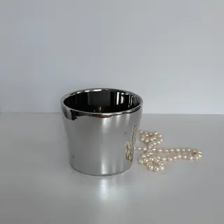 Горщик сріблястий зеркальний