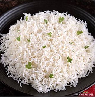 Plain rice 