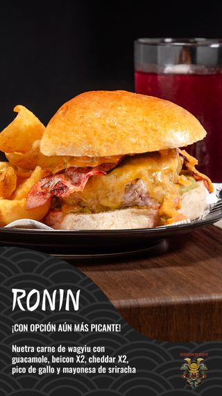 Hamburguesa Ronin (Picante)