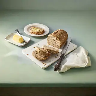 Brown salt half loaf