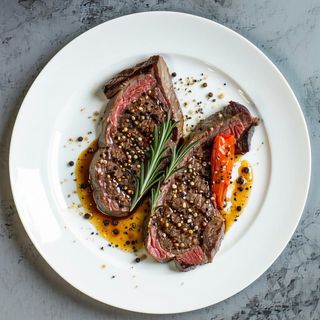 Entrecote al pepe nero