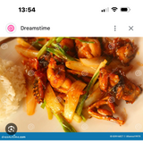 Ancas de rana con salsa con-bao