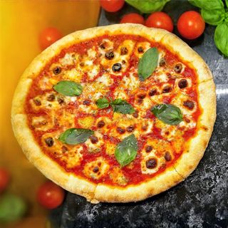 4 cheese on tomato sauce