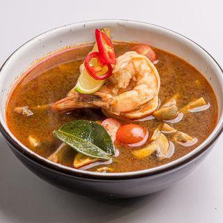 Том Ям з тигровими креветками