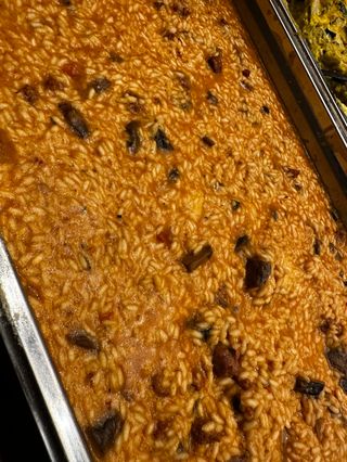 Porzione risotto  ai funghi