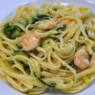 Pasta gamberi zucchine