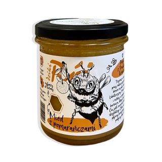 Miód Kremowany Z Pomarańczą 400g Dziki Rój