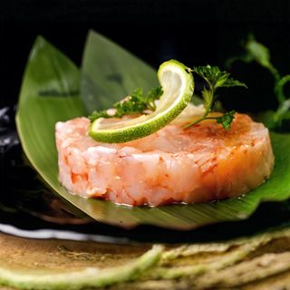 Tartare gamberi rossi della Sicilia