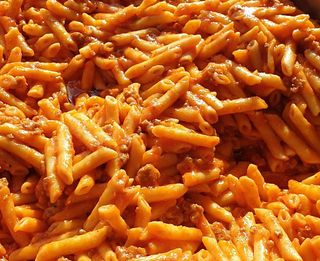 Macarrones a la  Boloñesa 