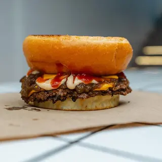 Cheesy Texas Burger Menu