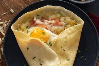 Crêpe Dinde Fumée + Oeuf