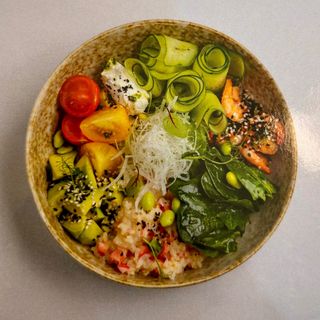 Боул с креветками 