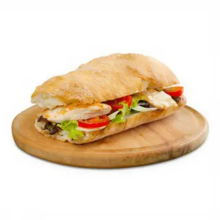 Super Bocata De Pechuga De Pollo Fresca A La Plancha