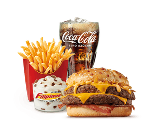 Menú Completo McExtreme Intense Cheddar Doble 