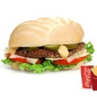 Panino mega beef parmigiano menù