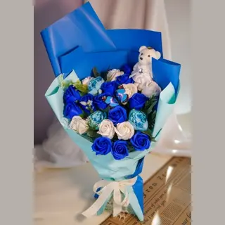 Buchet din trandafiri de săpun