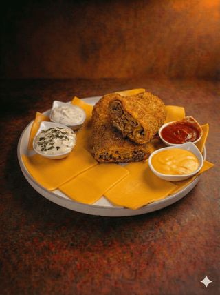 Pohovana palačinka mleveno meso