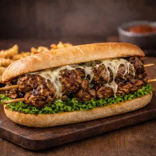 Ciabatta Kebab Fondant Gruyère