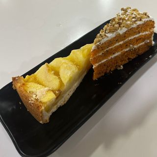 Tarta zanahoria + Tarta Manzana