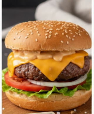 Hamburguesa Con Queso