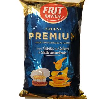 Patatas Premium Queso De Cabra Y Cebolla Caramelizada Frit Ravich