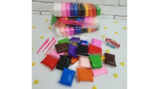 Воздушный пластилин 12 штук в наборе