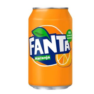 Fanta Naranja lata 330ml.