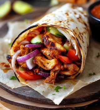 Пилешки дюнер рол