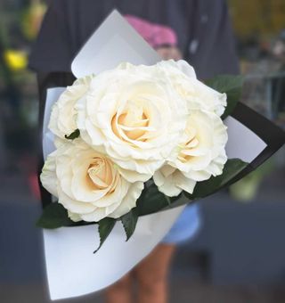 Buchet Simple White