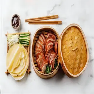 Pato asado estilo pekín