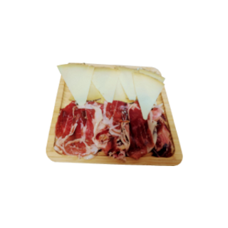 Tabla De Jamón Ibérico Y Queso