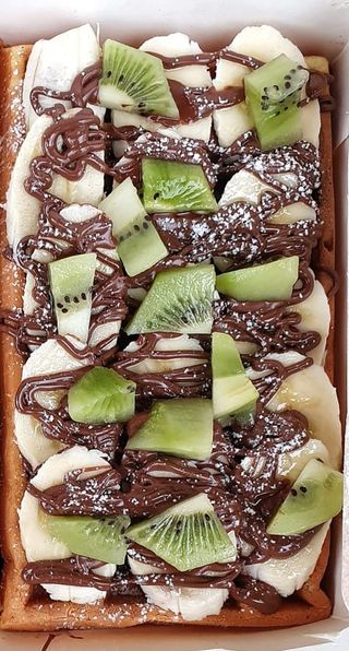 Gofra Nutella, banana si kiwi