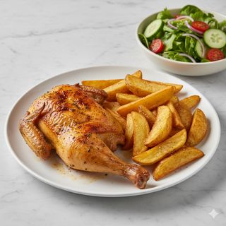 Menú De 1/4 De Pollo