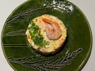 Олів'є з тигровими креветками (250g)