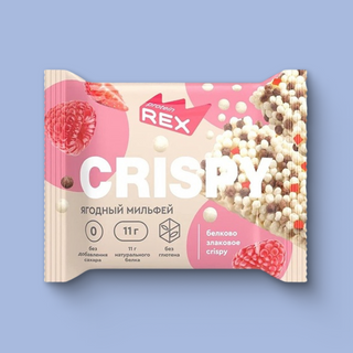 PROTEIN REX CRISPY Berry Millefeuille / პროტეინ რექს კრისპი კენკრის მილფეით