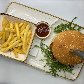 Dupli cheeseburger 600 gr