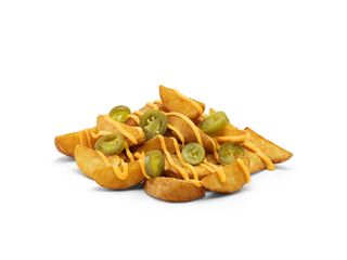 Cheesy картофель по-деревенски с халапеньо