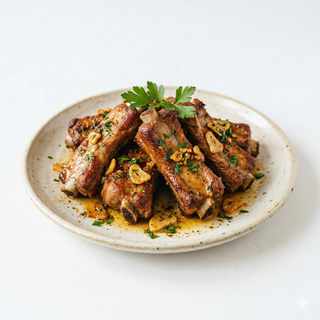 Costillas Al Ajillo