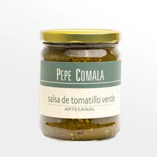Salsa Tomatillo Verde Artesanal Pepe Comala.