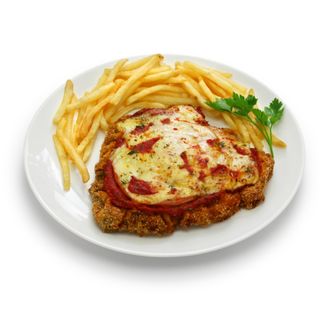 Napolitana De Ternera + Patatas O Ensalada