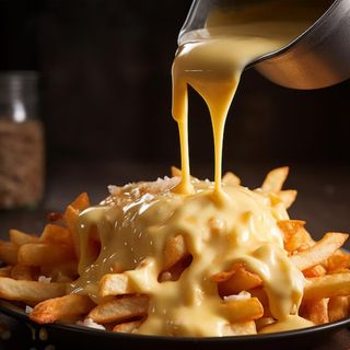 Frites Avec Sauce Fromage