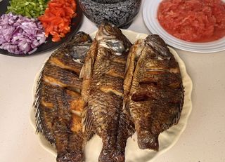 Tilapia whole fish (dry)