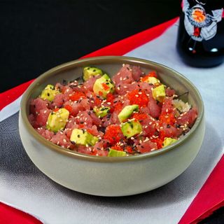 Avocado e negitoro donburi