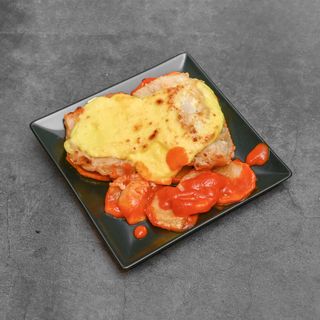 bacalao gratinado al all i oli (ración)