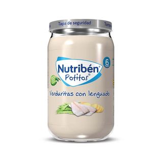 Potito Nutribén Lengudado con Verduras 235gr
