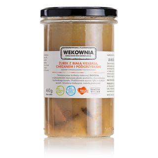 Żurek z białą kiełbasą, chrzanem I podgrzybkami 460g