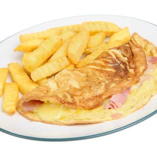 Plato Tortilla Jamón Y Queso