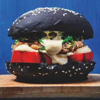 Burger Choco e Camarão