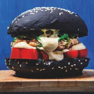 Burger Choco e Camarão